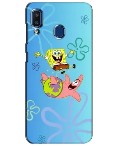 Чехол для Samsung Galaxy a20 2019 (A205F) с картинкой «Спанч Боб и Патрик» Чехол для Samsung Galaxy a20 2019 (A205F) с картинкой «Спанч Боб и Патрик»