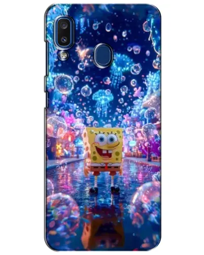 Чехол для Samsung Galaxy a20 2019 (A205F) с картинкой «Неоновый океан» Чехол для Samsung Galaxy a20 2019 (A205F) с картинкой «Неоновый океан»