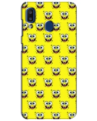 Чехол для Samsung Galaxy a20 2019 (A205F) с картинкой «Паттерн Губка Боб» Чехол для Samsung Galaxy a20 2019 (A205F) с картинкой «Паттерн Губка Боб»