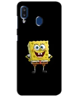 Чехол для Samsung Galaxy a20 2019 (A205F) с картинкой «Классический Губка Боб»