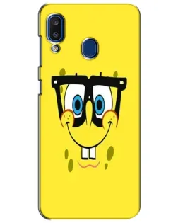 Чехол для Samsung Galaxy a20 2019 (A205F) с картинкой «Минималистичный Спанч Боб»