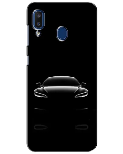 Чехол для Samsung Galaxy a20 2019 (A205F) с картинкой «Силуэт Tesla Night» Чехол для Samsung Galaxy a20 2019 (A205F) с картинкой «Силуэт Tesla Night»