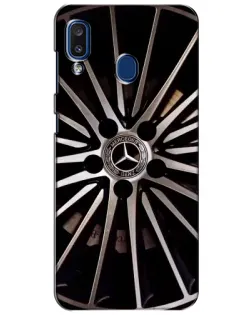 Чехол для Samsung Galaxy a20 2019 (A205F) с картинкой «Диск Mercedes»