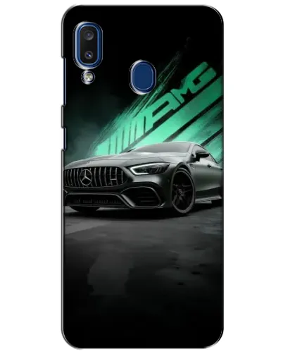 Чехол для Samsung Galaxy a20 2019 (A205F) с картинкой «Темный Mercedes AMG» Чехол для Samsung Galaxy a20 2019 (A205F) с картинкой «Темный Mercedes AMG»
