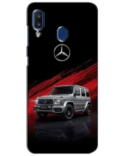 Чехол для Samsung Galaxy a20 2019 (A205F) с картинкой «Mercedes G-Class красный»