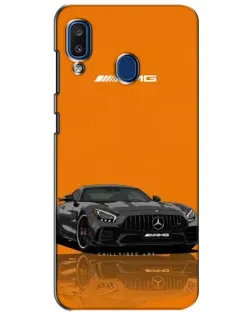Чехол для Samsung Galaxy a20 2019 (A205F) с картинкой «Оранжевый Mercedes AMG»
