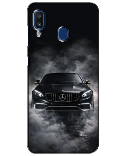 Чехол для Samsung Galaxy a20 2019 (A205F) с картинкой «Mercedes в дыму» Чехол для Samsung Galaxy a20 2019 (A205F) с картинкой «Mercedes в дыму»