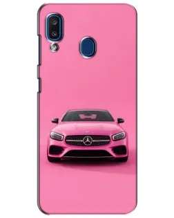 Чехол для Samsung Galaxy a20 2019 (A205F) с картинкой «Розовый Mercedes AMG»