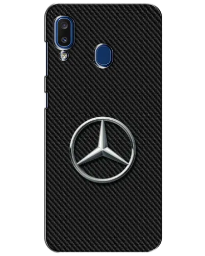Чехол для Samsung Galaxy a20 2019 (A205F) с картинкой «Карбоновый Mercedes стиль» Чехол для Samsung Galaxy a20 2019 (A205F) с картинкой «Карбоновый Mercedes стиль»