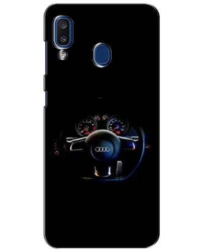 Чехол для Samsung Galaxy a20 2019 (A205F) с картинкой «Салон Audi — руль» Чехол для Samsung Galaxy a20 2019 (A205F) с картинкой «Салон Audi — руль»