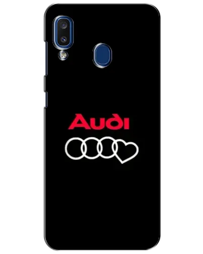 Чехол для Samsung Galaxy a20 2019 (A205F) с картинкой «Логотип Audi Heart» Чехол для Samsung Galaxy a20 2019 (A205F) с картинкой «Логотип Audi Heart»