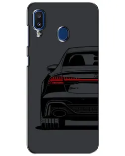 Чехол для Samsung Galaxy a20 2019 (A205F) с картинкой «Задняя часть Audi — арт»