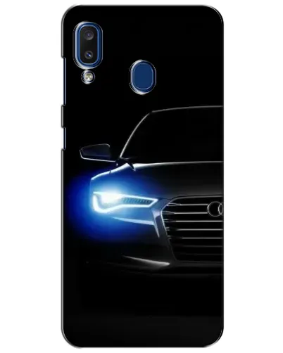 Чехол для Samsung Galaxy a20 2019 (A205F) с картинкой «Неоновый взгляд Audi» Чехол для Samsung Galaxy a20 2019 (A205F) с картинкой «Неоновый взгляд Audi»