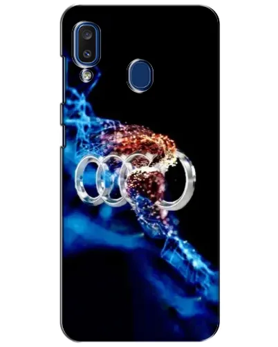 Чехол для Samsung Galaxy a20 2019 (A205F) с картинкой «Энергия лого Audi» Чехол для Samsung Galaxy a20 2019 (A205F) с картинкой «Энергия лого Audi»