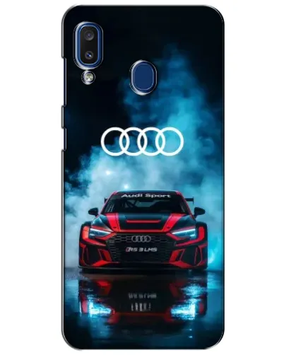 Чехол для Samsung Galaxy a20 2019 (A205F) с картинкой «Audi Sport — неон» Чехол для Samsung Galaxy a20 2019 (A205F) с картинкой «Audi Sport — неон»