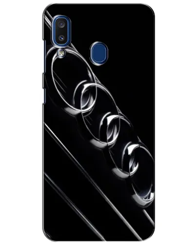 Чехол для Samsung Galaxy a20 2019 (A205F) с картинкой «Audi — абстрактные кольца» Чехол для Samsung Galaxy a20 2019 (A205F) с картинкой «Audi — абстрактные кольца»