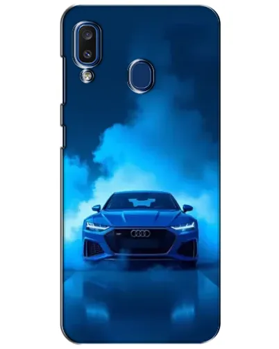 Чехол для Samsung Galaxy a20 2019 (A205F) с картинкой «Audi — голубая энергия» Чехол для Samsung Galaxy a20 2019 (A205F) с картинкой «Audi — голубая энергия»
