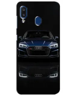 Чехол для Samsung Galaxy a20 2019 (A205F) с картинкой «Audi — ночное отражение»