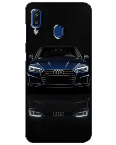 Чехол для Samsung Galaxy a20 2019 (A205F) с картинкой «Audi — ночное отражение» Чехол для Samsung Galaxy a20 2019 (A205F) с картинкой «Audi — ночное отражение»