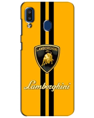 Чехол для Samsung Galaxy a20 2019 (A205F) с картинкой «Lamborghini Stripe желтый» Чехол для Samsung Galaxy a20 2019 (A205F) с картинкой «Lamborghini Stripe желтый»