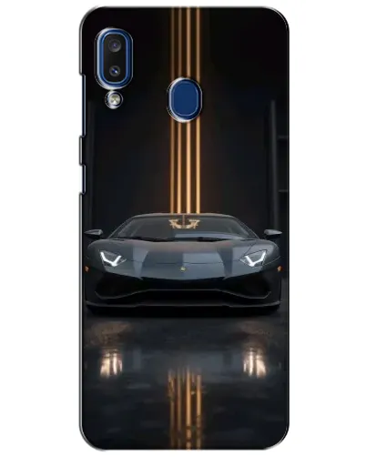 Чехол для Samsung Galaxy a20 2019 (A205F) с картинкой «Lamborghini золотые линии» Чехол для Samsung Galaxy a20 2019 (A205F) с картинкой «Lamborghini золотые линии»