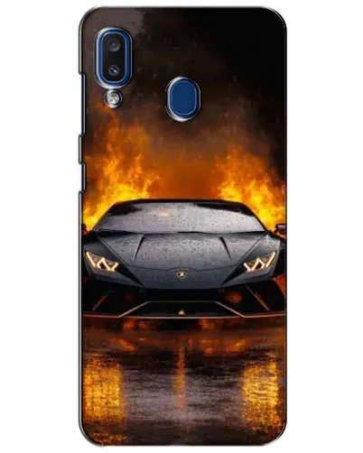 Чехол для Samsung Galaxy a20 2019 (A205F) с картинкой «Lamborghini в огне» Чехол для Samsung Galaxy a20 2019 (A205F) с картинкой «Lamborghini в огне»