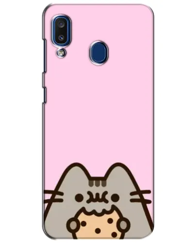 Чехол для Samsung Galaxy a20 2019 (A205F) с картинкой «Pusheen и печенье» Чехол для Samsung Galaxy a20 2019 (A205F) с картинкой «Pusheen и печенье»