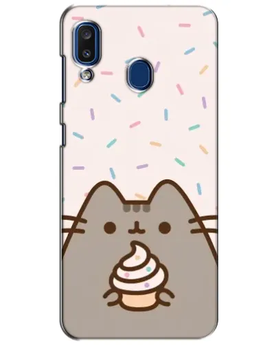 Чехол для Samsung Galaxy a20 2019 (A205F) с картинкой «Пушин с кексом» Чехол для Samsung Galaxy a20 2019 (A205F) с картинкой «Пушин с кексом»