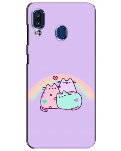 Чехол для Samsung Galaxy a20 2019 (A205F) с картинкой «Радужные Пушины» Чехол для Samsung Galaxy a20 2019 (A205F) с картинкой «Радужные Пушины»