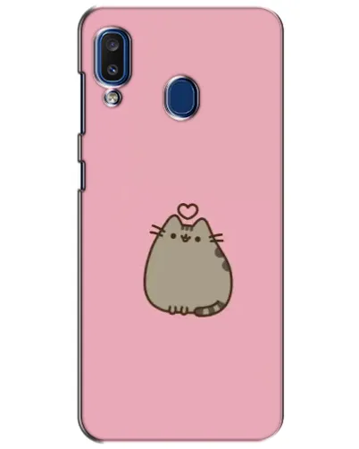 Чехол для Samsung Galaxy a20 2019 (A205F) с картинкой «Pusheen сердце» Чехол для Samsung Galaxy a20 2019 (A205F) с картинкой «Pusheen сердце»
