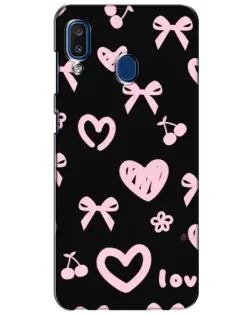 Чехол для Samsung Galaxy a20 2019 (A205F) с картинкой «Сатиновый бант»