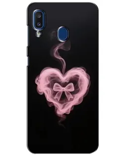 Чехол для Samsung Galaxy a20 2019 (A205F) с картинкой «Дымчатое сердце»