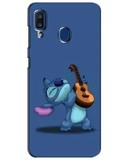 Чехол для Samsung Galaxy a20 2019 (A205F) с картинкой «Стич с укулеле» Чехол для Samsung Galaxy a20 2019 (A205F) с картинкой «Стич с укулеле»