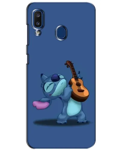 Чехол для Samsung Galaxy a20 2019 (A205F) с картинкой «Стич с укулеле»