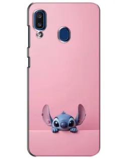 Чехол для Samsung Galaxy a20 2019 (A205F) с картинкой «Stitch выглядывает» Чехол для Samsung Galaxy a20 2019 (A205F) с картинкой «Stitch выглядывает»