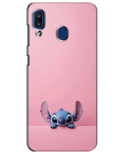 Чехол для Samsung Galaxy a20 2019 (A205F) с картинкой «Stitch выглядывает»