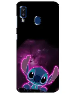 Чехол для Samsung Galaxy a20 2019 (A205F) с картинкой «Неоновый Stitch» Чехол для Samsung Galaxy a20 2019 (A205F) с картинкой «Неоновый Stitch»