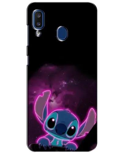 Чехол для Samsung Galaxy a20 2019 (A205F) с картинкой «Неоновый Stitch»