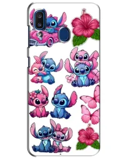Чехол для Samsung Galaxy a20 2019 (A205F) с картинкой «Стикеры Stitch и Angel» Чехол для Samsung Galaxy a20 2019 (A205F) с картинкой «Стикеры Stitch и Angel»