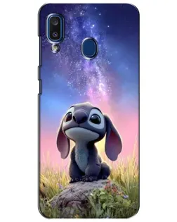 Чехол для Samsung Galaxy a20 2019 (A205F) с картинкой «Стич на рассвете» Чехол для Samsung Galaxy a20 2019 (A205F) с картинкой «Стич на рассвете»