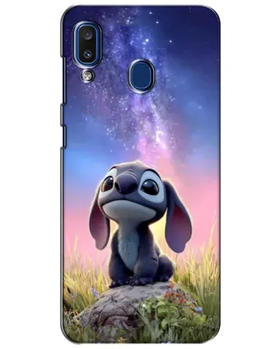 Чехол для Samsung Galaxy a20 2019 (A205F) с картинкой «Стич на рассвете»