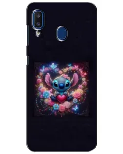 Чехол для Samsung Galaxy a20 2019 (A205F) с картинкой «Stitch в цветах» Чехол для Samsung Galaxy a20 2019 (A205F) с картинкой «Stitch в цветах»
