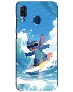 Чехол для Samsung Galaxy a20 2019 (A205F) с картинкой «Стич на волне» Чехол для Samsung Galaxy a20 2019 (A205F) с картинкой «Стич на волне»