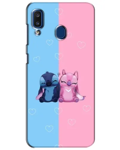 Чехол для Samsung Galaxy a20 2019 (A205F) с картинкой «Stitch и Angel Love»