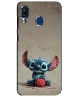 Чехол для Samsung Galaxy a20 2019 (A205F) с картинкой «Стич на коричневом фоне» Чехол для Samsung Galaxy a20 2019 (A205F) с картинкой «Стич на коричневом фоне»