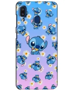 Чехол для Samsung Galaxy a20 2019 (A205F) с картинкой «Паттерн со Стичем» Чехол для Samsung Galaxy a20 2019 (A205F) с картинкой «Паттерн со Стичем»
