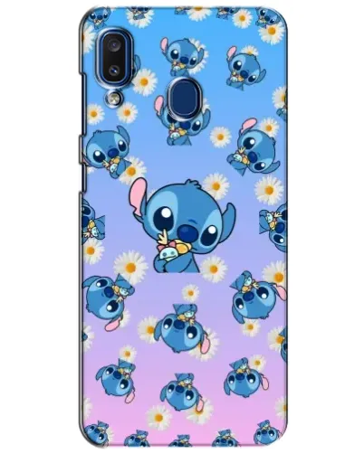 Чехол для Samsung Galaxy a20 2019 (A205F) с картинкой «Паттерн со Стичем»