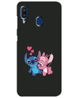 Чехол для Samsung Galaxy a20 2019 (A205F) с картинкой «Анжел целует Стича» Чехол для Samsung Galaxy a20 2019 (A205F) с картинкой «Анжел целует Стича»