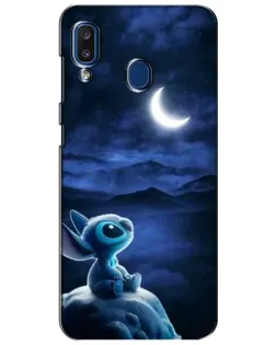 Чехол для Samsung Galaxy a20 2019 (A205F) с картинкой «Лунная ночь Стича» Чехол для Samsung Galaxy a20 2019 (A205F) с картинкой «Лунная ночь Стича»