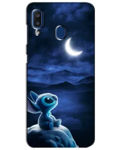 Чехол для Samsung Galaxy a20 2019 (A205F) с картинкой «Лунная ночь Стича»
